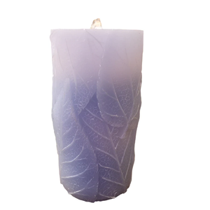 Lavender Leaves Water Fountain Candle with Remote Control