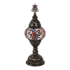 Turkish Multi-Color Mosaic 12" Lamp with LED Bulb
