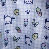 Loungefly Sanrio Pochacco Gingham Cellphone Crossbody Bag with Coin Bag