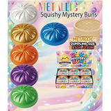 Metallic Squishy Mystery Bun Dumpling in Bamboo Case