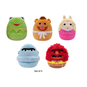 Set of 5 Muppets Squishmallow Animal 10" Stuffed Plush by Kelly Toy Jazwares