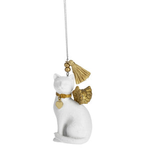 3.75" Cat Angel Ornament