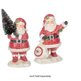 6.5" Santa with Toy Bag or Christmas Tree Figurine
