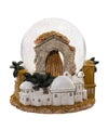 120mm Holy Family with Three Kings and Bethlehem Sculpted Base Nativity Water Globe
