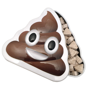 Poop Emoji Tin with Emoticon Vanilla Candy