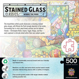 Disney Winnie the Pooh Stained Glass Art 500-Piece Jigsaw Puzzle