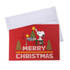 Snoopy Decorating Tree Merry Christmas Envelope Boxed Cards 4.75"x6.5"