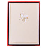 Gold Foil Snoopy Petite Boxed Card 4.75"x3.25"