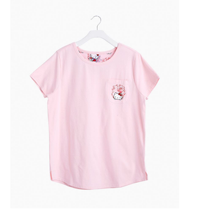 Vera Bradley Hello Kitty Pajama Short-Sleeved T-Shirt Size Small