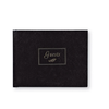 Classic Black Guest Book Foil Stamped