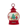 Peanuts© Light Up Snoopy & Charlie Brown with Christmas Tree Glitter Water Red Lantern