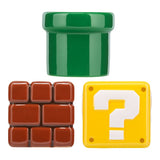 Nintendo Super Mario Set of 3 Shaped Snack Bowls 3.1"