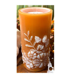 Harvest Pumpkin Water Fountain Candle with Remote Control