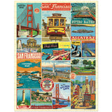 San Francisco Vintage Collage Mini 240-Piece Puzzle 10.5"x14"