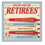 Set of 5 Retirees Pens