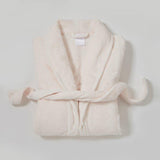 Luxurious Soft Color Velvet Robe in Sugar Swizzle Pink