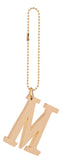 Gold Monogram Anywhere Charm - M