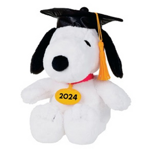 Hallmark Peanuts® Snoopy 2024 Graduation Stuffed Plush Gift Card Holder