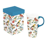 Ceramic Latte Mug the Perfect Cup with Gift Box for Bird Lovers 17oz
