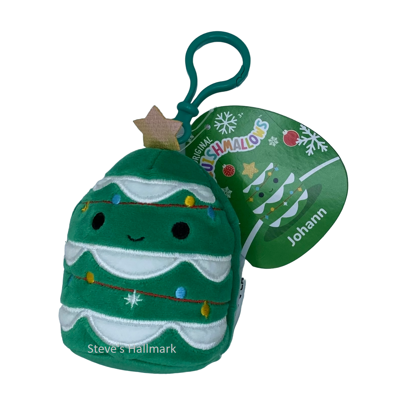 Squishmallow Carol Clip 3.5 The Christmas Tree in 2023