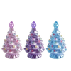 6.75" Iridescent LED Ceramic Easter Egg Tree