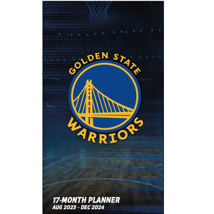 2024 Turner Pocket Monthly Planner Calendar Team NBA Golden State Warriors