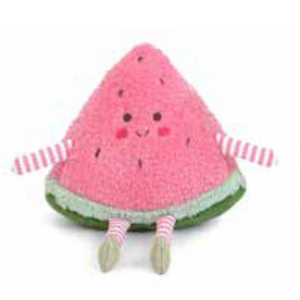 8" Tutti Fruitti Pink Melonie Watermelon Slice Mon Ami Stuffed Plush