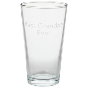 Best Grandpa Ever Pint Glass