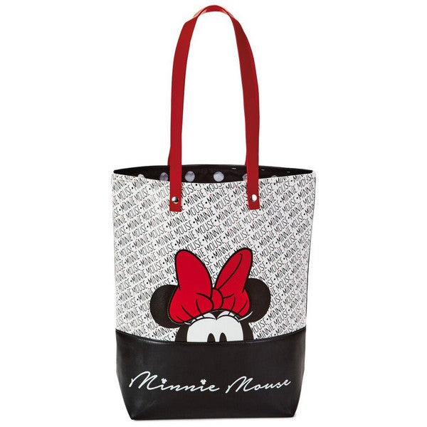 Loungefly disney mickey & minnie mouse faux leather handbag cheap