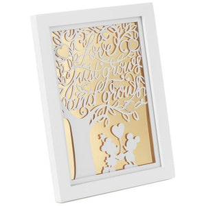 Disney Mickey and Minnie Love Grows Framed Art