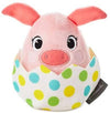 Easter Egg Pig Zip-Along Plush