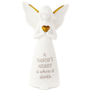 Joanne Eschrich A Nurse's Heart Mini Angel Figurine