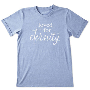 Hallmark DaySpring Loved for Eternity Heather Slate T-Shirt
