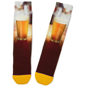 Beer Glass Toe of a Kind Novelty Socks