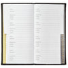 Hallmark Black Faux Leather Slim Address Book