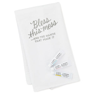 Bless This Mess Tea Towel Handprint Kit