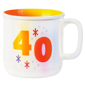 Hallmark 40 Mug, 16 oz.