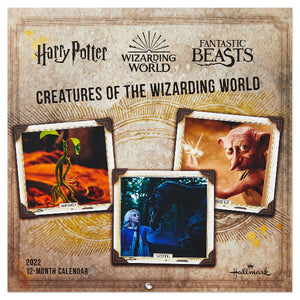 Hallmark Harry Potter™ and Fantastic Beasts™ Creatures of the Wizarding World™ 2022 Wall Calendar, 12-Month