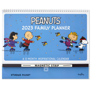 Hallmark Peanuts® Inspirational Scripture 2023 Family Planner Wall Calendar With Stickers, 12-Month
