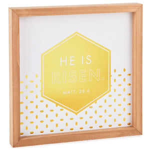 Hallmark Candace Cameron Bure He Is Risen Wood Quote Sign