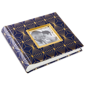 Hallmark : Hexagons on Kraft Large Refillable Photo Album