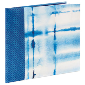 Hallmark Blue Shibori Print Guest Book