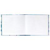 Hallmark Blue Shibori Print Guest Book