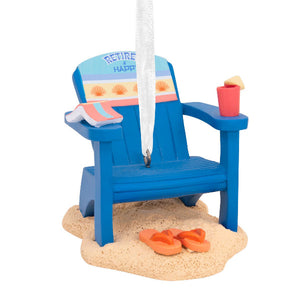 Hallmark Retired and Happy Beach Chair Hallmark Ornament