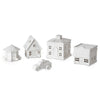 Hallmark Channel Musical Christmas Village With Light, Set of 5