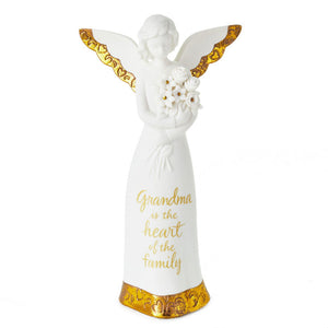 Hallmark Heart of the Family Angel Figurine for Grandma, 8.5"