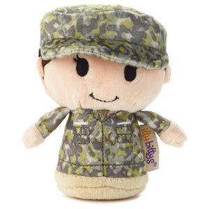 Hallmark itty bittys® Green Camo Girl Plush