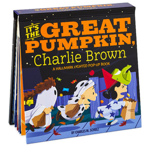 Hallmark Peanuts® It's the Great Pumpkin, Charlie Brown Lighted Pop-Up Book