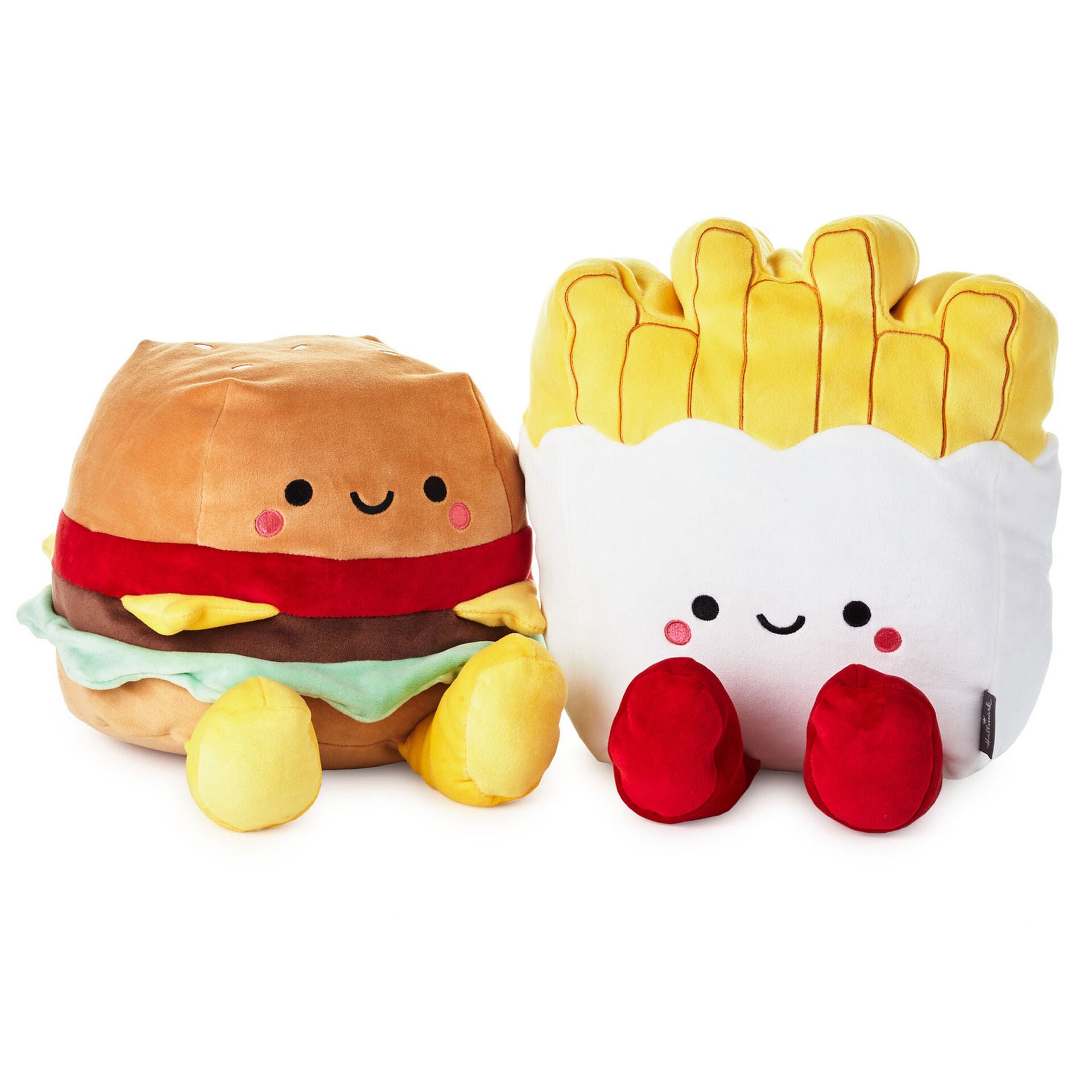 Hallmark Large Better Together Burger and Fries Magnetic Plush