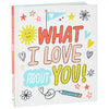 Hallmark What I Love About You! A Color-Your-Own Recordable Storybook